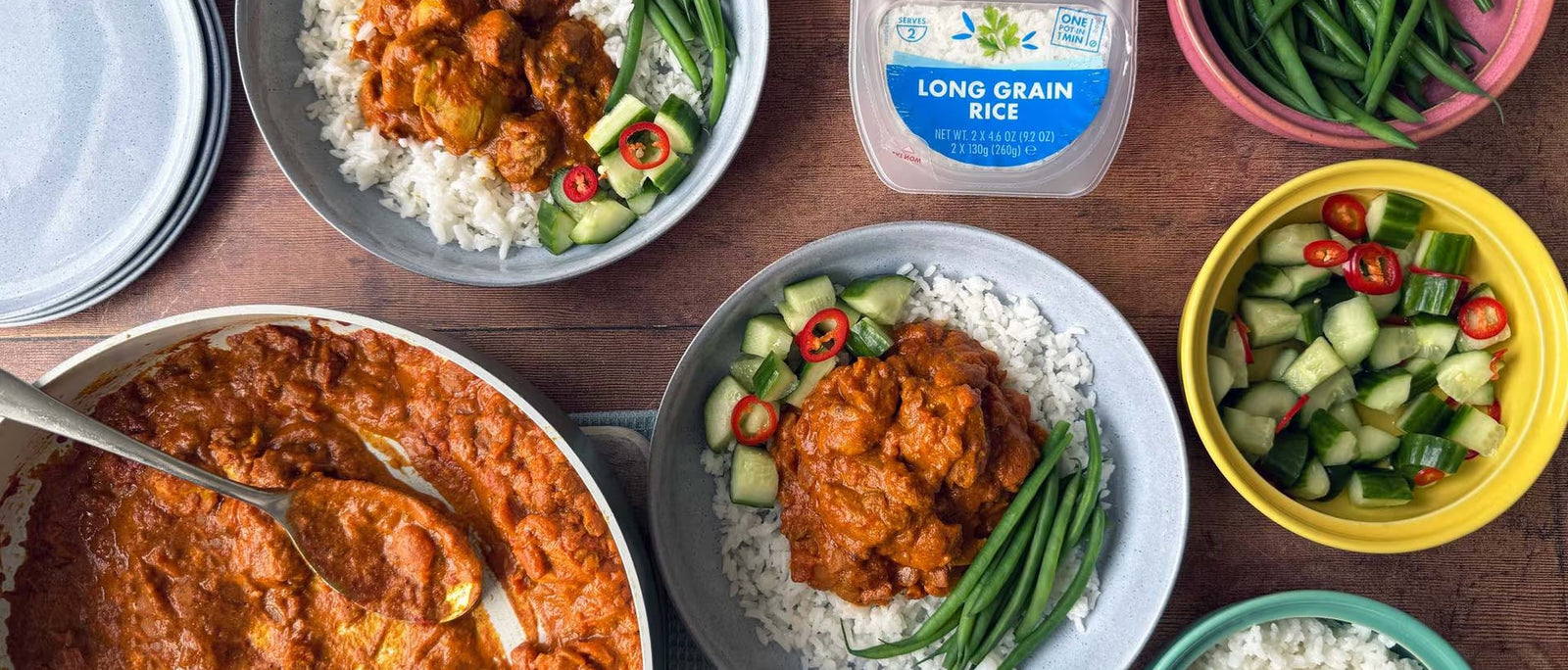 Easy Peanut Butter Chicken & Long Grain Rice