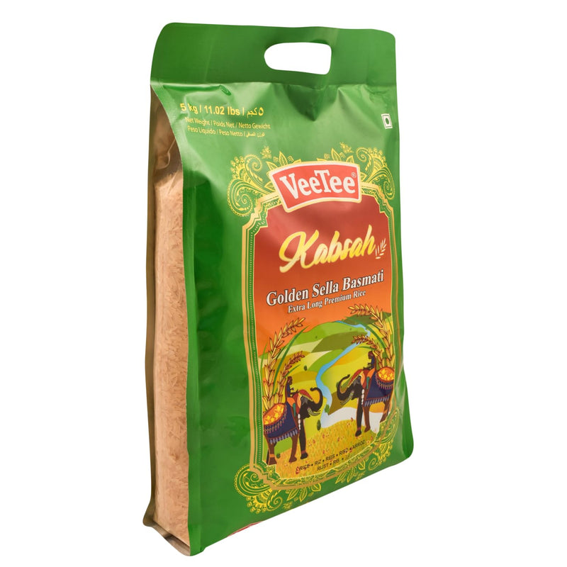 Golden Sella Basmati Extra Long Premium Rice (5KG)