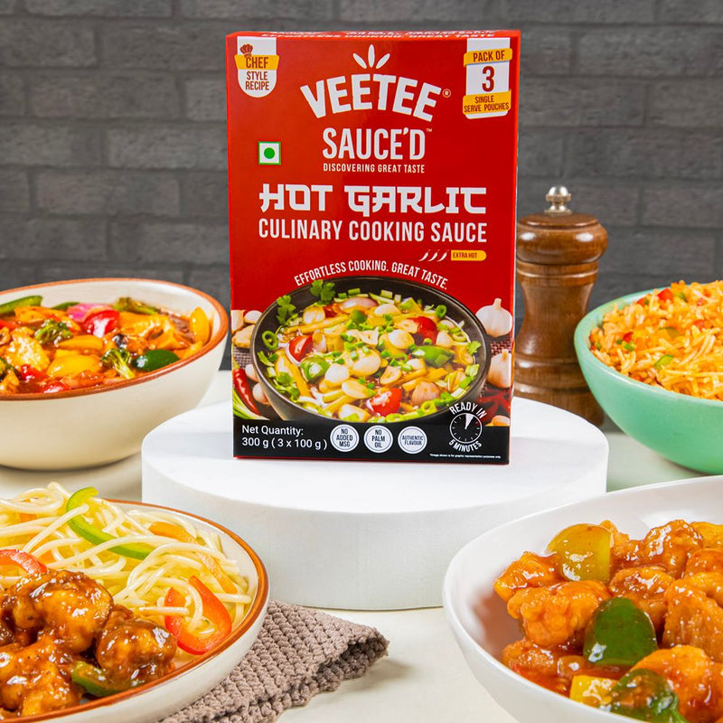 Hot Garlic Culinary Cooking Sauce