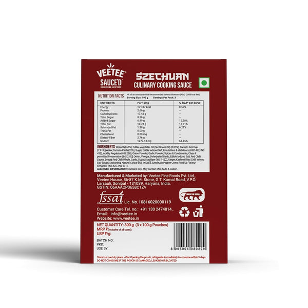 Szechuan + Kung Pao + Hot Garlic Culinary Cooking Sauce | (9 x 100g)