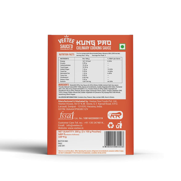 Szechuan + Kung Pao + Hot Garlic Culinary Cooking Sauce | (9 x 100g)